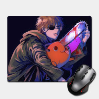 Коврик для мыши Человек-бензопила Денджи и Почита - Chainsaw Man 220 х 180 мм (17466) - вид 1 миниатюра