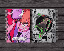 Скетчбук Человек-бензопила Денджи превращение - Chainsaw Man (17482) - вид 1 миниатюра