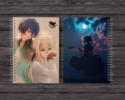 Скетчбук Вайолет Эвергарден Вайолет и Гилберт - Violet Evergarden (17524) - вид 1 миниатюра