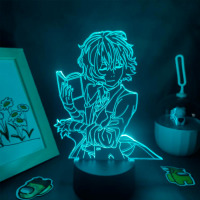 Светильник-ночник Дазай Великий из бродячих псов - Bungou Stray Dogs 16 цветов USB S2 (17546)