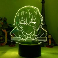 Светильник-ночник Дазай Великий из бродячих псов - Bungou Stray Dogs 16 цветов USB (17547)