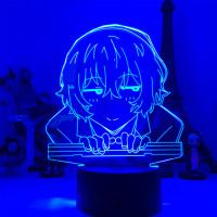 Светильник-ночник Дазай Великий из бродячих псов - Bungou Stray Dogs 16 цветов USB (17547) - вид 1 миниатюра