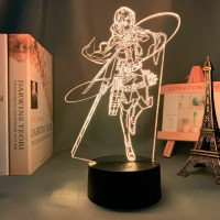 Світильник-нічник Леві Атака Титанів - Attack on Titan 16 кольорів USB (17548) - вид 2 мініатюра