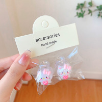 Затискач для волосся Hello Kitty Біла пара (17988) - вид 1 мініатюра