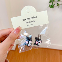 Затискач для волосся Black Kuromi Barrette v2 пара (17998) - вид 1 мініатюра