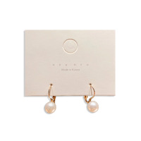Сережки Pearl Ear Clip (18002) - вид 1 мініатюра