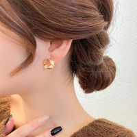 Сережки Twisted Triangle Earrings (18009) - вид 1 мініатюра