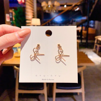 Сережки Simple Bow Knot Earrings (18011) - вид 1 мініатюра