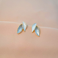Сережки Leaf Earrings (18012) - вид 1 мініатюра