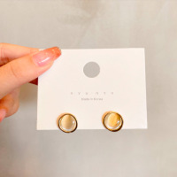 Сережки Opal Stud Earrings (18022) - вид 1 мініатюра