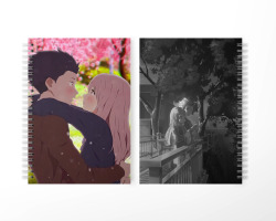 Скетчбук Форма голосу Обійми - A Silent Voice (18386) - вид 1 мініатюра