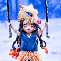 Фигурка Kamado Nezuko Demon Slayer Anime Figure Cos Hashibira (18834) - вид 1 миниатюра