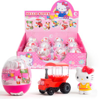 Капсула-яйце з фігуркою Hello Kitty Twisted Egg Lego Рожева випадкова 1шт (18965) - вид 1 мініатюра