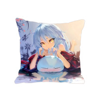 Подушка Коли я переродився слизом 35х35см (19111) - вид 1 мініатюра