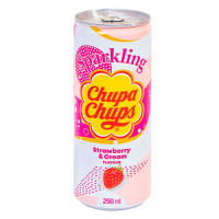 Напій Chupa Chups Полуниця з вершками Strawberry & Cream 250 мл (20074) - вид 1 мініатюра