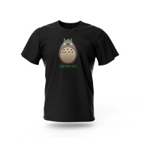 Футболка Fruit of the Loom Мій сусід Тоторо Чорний 140 см (20146) - вид 1 мініатюра