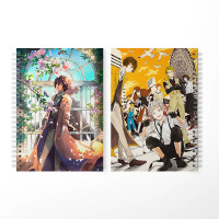 Скетчбук Літературні генії Бродячі Пси Осаму Дадзай в садку - Bungo Stray Dogs (20249) - вид 1 мініатюра
