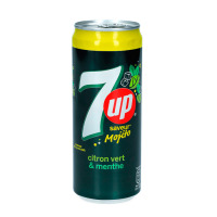 Напій газований 7UP Мохіто Mojito Citron Vert Menthe 330мл (20263) - вид 1 мініатюра