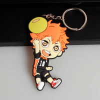 Брелок Сеє Хіната №10 Волейбол! - Haikyuu!! Гумовий Rubber (20273) - вид 1 мініатюра