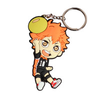 Брелок Сеє Хіната №10 Волейбол! - Haikyuu!! Гумовий Rubber (20273) - вид 1 мініатюра