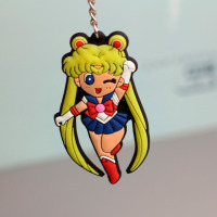 Брелок Сейлор Мун Sailor Moon Гумовий Rubber v2 (20293) - вид 1 мініатюра