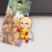 Брелок Сайтама One Punch Man Гумовий Rubber (20302) - вид 1 мініатюра