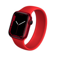 Силіконовий монобраслет Solo Loop Apple Watch 49/45/44/42мм (Розмір S 145мм) Red (20449) - вид 1 мініатюра