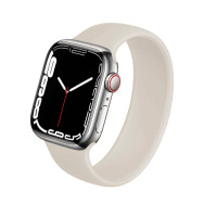 Силіконовий монобраслет Solo Loop Apple Watch 49/45/44/42мм (Розмір S 145мм) Gray (20453) - вид 1 мініатюра
