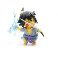 Фигурка Пикачу Саске Pikachu Sasuke Pokemon Naruto чиби (20599)