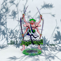 Фігурка акрилова Ророноа Зоро Roronoa Zoro One Piece Великий Куш зі зброєю 15см (20778)
