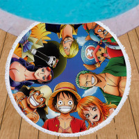Покривало кругле м'яке Ван Піс One Piece d54см (20800)