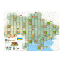 Карта України до гри Каркасон Carcassonne (20826) - вид 1 мініатюра