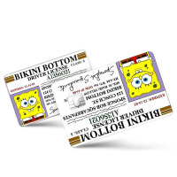 Наліпка на банківську карту Спанч Боб Sponge Bob (20844) - вид 1 мініатюра
