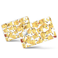 Наклейка на банковскую карту Пикачу Pikachu Покемон Pokemon (20848)