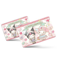 Наліпка на банківську карту Куромі Kuromi Моя Мелодія Onegai My Melody v2 (20849) - вид 1 мініатюра