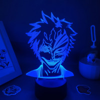 Світильник-нічник Ічиго Куросакі Ichigo Kurosaki Бліч Bleach 16 кольорів USB (20978) - вид 2 мініатюра