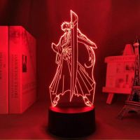 Светильник-ночник Ichigo Kurosaki Ичиго Куросаки Bleach Блич v2 16 цветов USB (20981) - вид 1 миниатюра