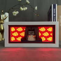 Світильник-нічник Акацукі Akatsuki Наруто Naruto 1 колір USB (20984) - вид 1 мініатюра