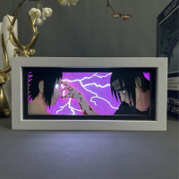 Світильник-нічник Учіха Саске і Учіха Ітачі Uchiha Sasuke and Uchiha Itach Наруто Naruto 1 колір USB (21000) - вид 1 мініатюра