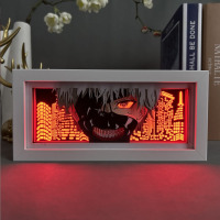 Світильник-нічник Кен Канекі Kaneki Ken Токійський гуль Tokyo Ghoul 1 колір USB (21001) - вид 1 мініатюра