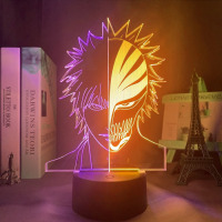 Светильник-ночник Ичиго Куросаки Kurosaki Ichigo Блич Bleach 16 цветов USB (21008) - вид 1 миниатюра