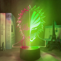 Светильник-ночник Ичиго Куросаки Kurosaki Ichigo Блич Bleach 16 цветов USB (21008) - вид 2 миниатюра