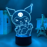 Світильник-нічник Куромі Kuromi Моя Мелодія Onegai My Melody 16 кольорів USB (21018) - вид 1 мініатюра