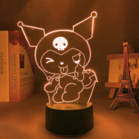 Світильник-нічник Куромі Kuromi Моя Мелодія Onegai My Melody 16 кольорів USB (21018) - вид 1 мініатюра