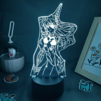 Світильник-нічник Аска Ленглі Asuka Langley Souryuu Євангеліон Neon Genesis Evangelion 16 кольорів USB (21019) - вид 1 мініатюра