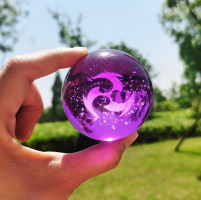 Светильник-ночник Кристальный Шар Електро Геншин Импакт Genshin Impact (21093) - вид 1 миниатюра