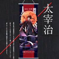Гобелен Дазай Осаму Dazai Osamu Літературні генії Бродячі Пси Bungo Stray Dogs (21162) - вид 1 мініатюра