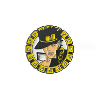 Значок Джотаро Куджо Jotaro Kujo Невероятные приключения ДжоДжо JoJo's Bizarre Adventure (22826) - вид 1 миниатюра