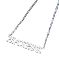 Кулон Блек Пінк Black Pink лого на ланцюжку (22929) - вид 1 мініатюра