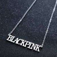 Кулон Блек Пінк Black Pink лого на ланцюжку (22929) - вид 1 мініатюра